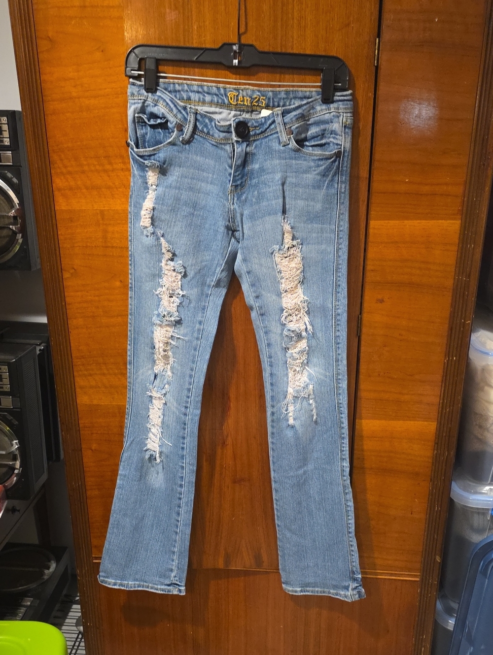 Distressed Blue Women's Jeans
